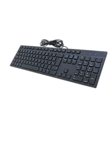 Teclado Dell Com Fio Usb KB216t Português Brasil Preto