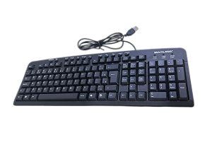 Teclado Multilaser USB ABNT2 – Padrão Brasileiro