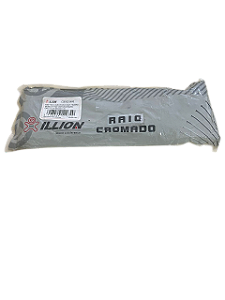 Jogo Raio Cromado 4mm CG Titan / Fan 125 150 160 Dianteiro e Traseiro Freio a Lona