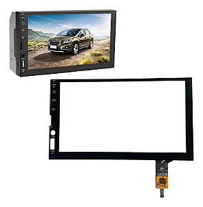 Tela Touch Screen Multimídia HT‑3019 7 Polegadas