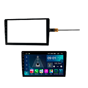 Tela Touch Screen Vidro Multimidia 9 Pol Android Proton Adak 2964 G2