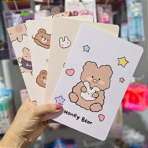 Caderno Pautado Honey Bear A5