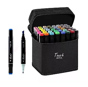 Kit Canetinhas Touch 48 cores - Bobbie Goods