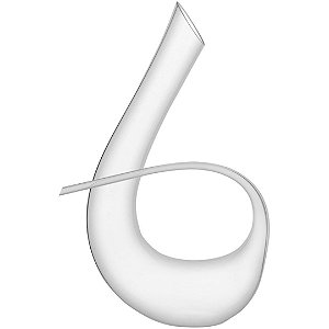 Decanter Para Vinho Design Luxo Gáston De Vidro 1,2 Litro