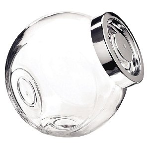 Pote Pandora Baleiro Prata Bormilo Rocco Transparente 2,2l