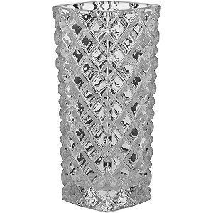 Vaso Decorativo De Vidro Luxuoso Para Casa Jardim 15x6cm
