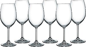 Conjunto de Taça Lara Água Bohemia Em Cristal 450 ml 6Pçs