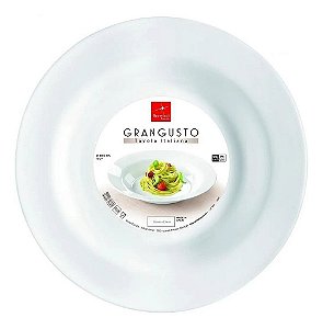 Prato Pasta de Vidro Temperado Italiano Para Cozinha 5x29cm