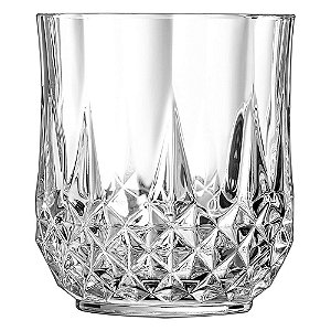 Jogo com 6 Copos para Uísque de Cristal Modelo Luxo 320ml