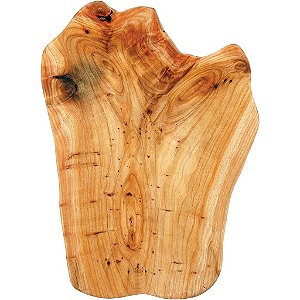 Tábua Wood Para Servir Churrasco Petiscos E Carne 31x42cm