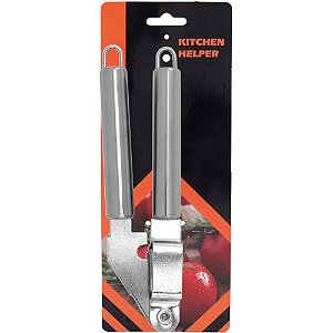 Espremedor de Alho Inox Prata Tasty Cozinha Multifuncional