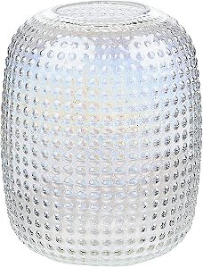 Vaso Origan em Vidro Transp Lustrado Home&Co Sala Quarto