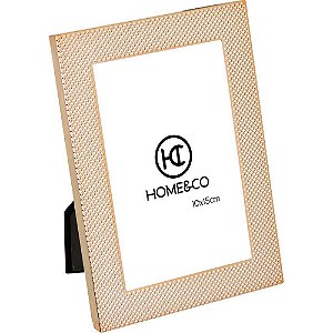 Porta retratos Metal 10x15 Home&co Marietas Dourado Quarto