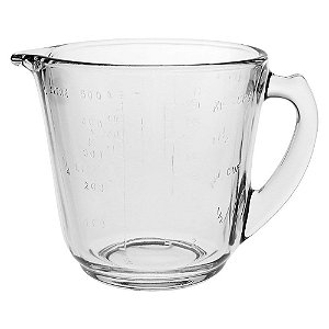 Jarra Medidora Crisa Pyr O Rey em Vidro Temperado 500ml