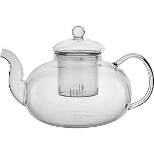Chaleira Clear Com Infusor Borossilicato 1,2L 17X15X23Cm