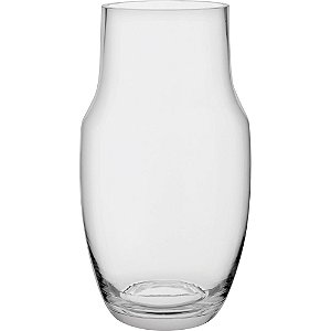 Vaso Vitoria De Vidro 30X16X16Cm Decorativo Casa Jardim