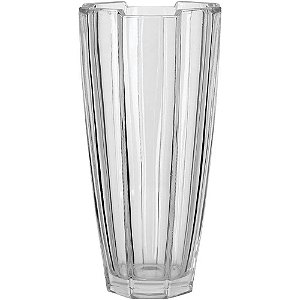 Vaso Talina De Cristal Eco 30X15X15Cm Decorativo Casa Jardim