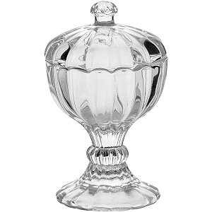 Potiche Ballon De Vidro 10X6X6Cm P/ Mantimentos Design Luxo