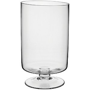 Castiçal Niah De Vidro 30X20X20Cm Porta Velas Candelabro