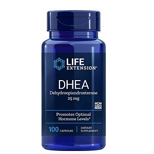 DHEA 25mg 100 Cápsulas - Life Extension