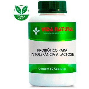 Probiótico para Intolerância a Lactose 60 Cápsulas - Vida Natural