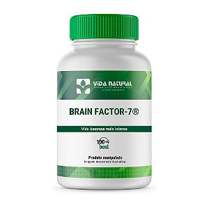 Brain Factor-7® 100mg 30 Cápsulas - Desempenho Cognitivo