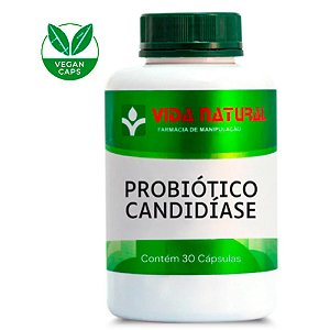 Probiótico para Candidíase 30 Cápsulas (Lactobacillus Plantarum, Rhamnosus, Acidophillus, Streptococcus ThermoPhilus)