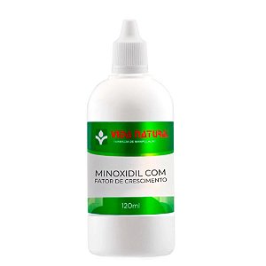 Minoxidil Com Fator de Crescimento 120ml - Vida Natural