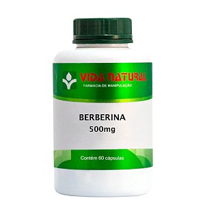 Berberina 500mg 60 Cápsulas - Vida Natural