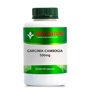 Garcinia Cambogia 500mg 60 Cápsulas - Vida Natural