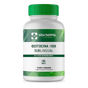 Ocitocina 10UI 30 Doses Sublingual - Vida Natural