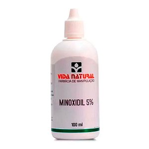 Minoxidil 5% - Tratamento para Cabelo 100ml - Vida Natural