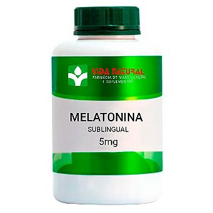 Melatonina Sublingual 5mg - Vida Natural