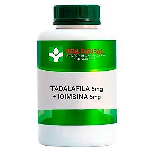 Tadalaf 5mg + Ioimbina 5mg Sublingual- Vida Natural
