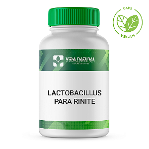 Lactobacillus para Rinite Alérgica - Vida Natural