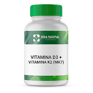 Vitamina D3 + Vitamina K2 (MK7) - Vida Natural
