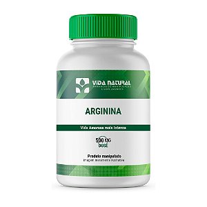 Arginina 500mg - Potencializador Muscular