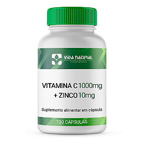 Vitamina C 1000mg + Zinco Quelato 10mg