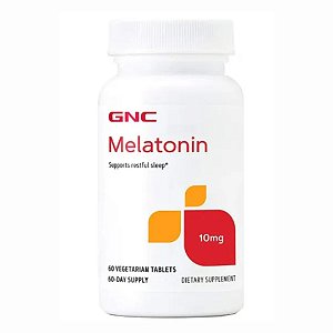 Melatonina 10mg 60 Cápsulas Veganas | GNC - Auxílio Natural ao Sono