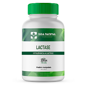 Enzima Lactase 200mg - Intolerância a lactose