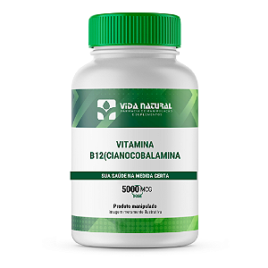 Vitamina B12 5000Mcg (CianoCobalamina) - Proteção  Do Sistema Nervoso