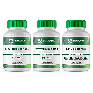 Tadalafila + Arginina-120caps + Testofen + Long Jack-60caps- Compre o Combo e ganhe grátis nosso Estimulante 100%-60caps