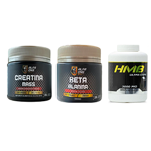 Creatina +  Beta alanina + HMB 180cápsulas - Kit