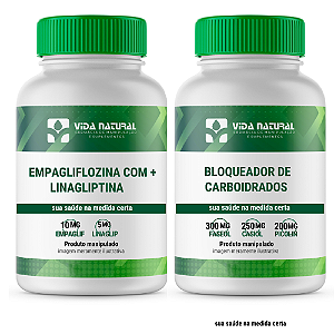 Empagliflozina com Linagliptina +  Bloqueador de Carboidratos