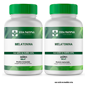 Melatonina   210mcg - Compre uma leve outra gratis -  Vida Natural