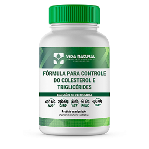 Fórmula para Controle do Colesterol e Triglicérides - Vida Natural