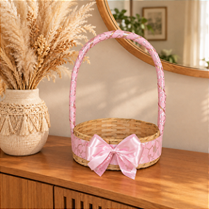 Cesta Bambu Redonda P