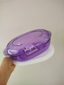 TUPPERWARE MICROPLUS OVAL 1,7L Lilás