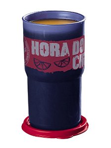Tupperware Copo Colors Hora do Churrasco 350ml Azul e Vermelho