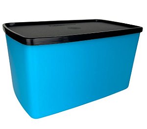 Tupperware Espaçosa 3 litros Azul e Preto